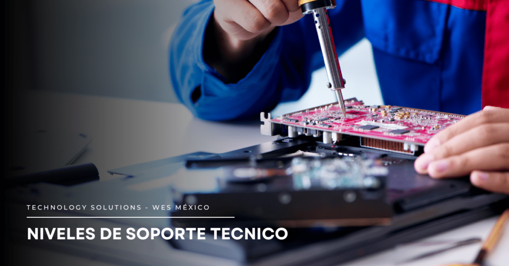 Niveles de soporte técnico en tecnología de cómputo en México